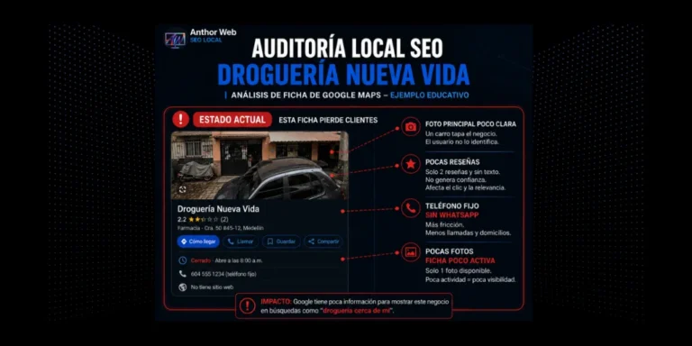Errores comunes en Google Maps para droguerías (y por qué muchas desaparecen)